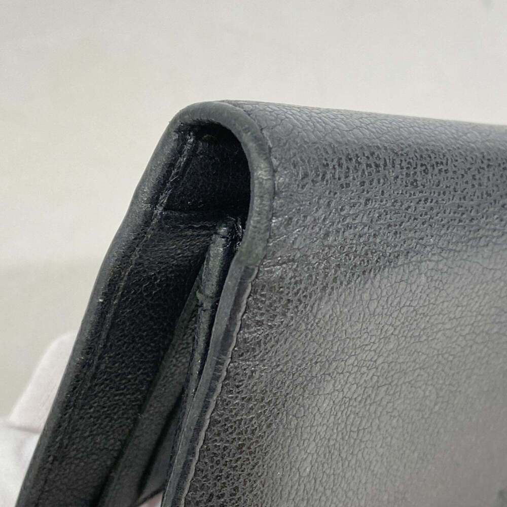 CHANEL Authentic Black Leather Wallet - Picture 5 of 10